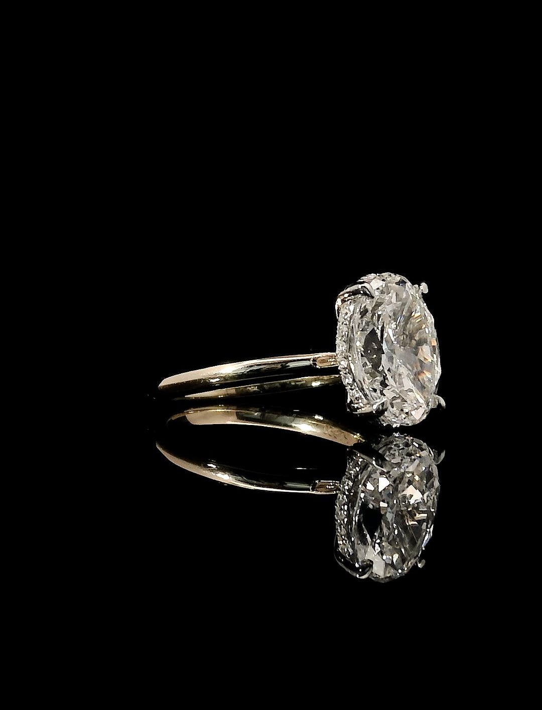 3.39CT OVAL SOLITAIRE