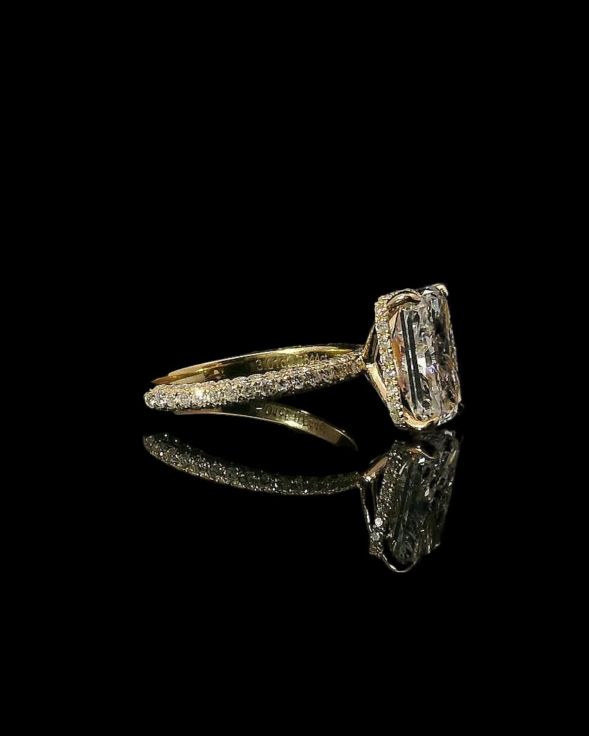 3CT Radiant - Pave Band