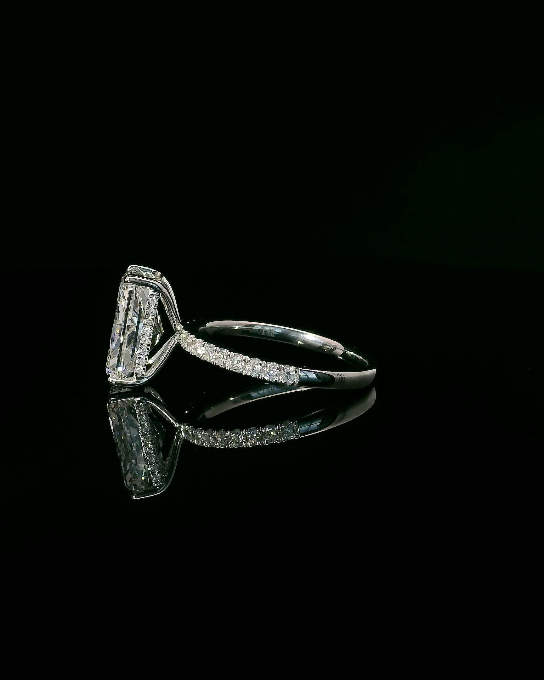 Radiant Pavé Solitaire