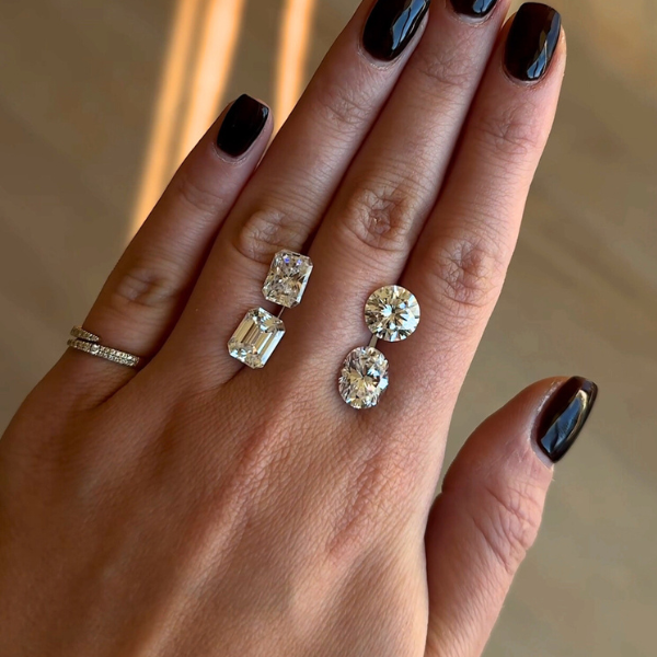 Moissanite vs. Lab Diamonds: The Ultimate Sparkle Showdown!