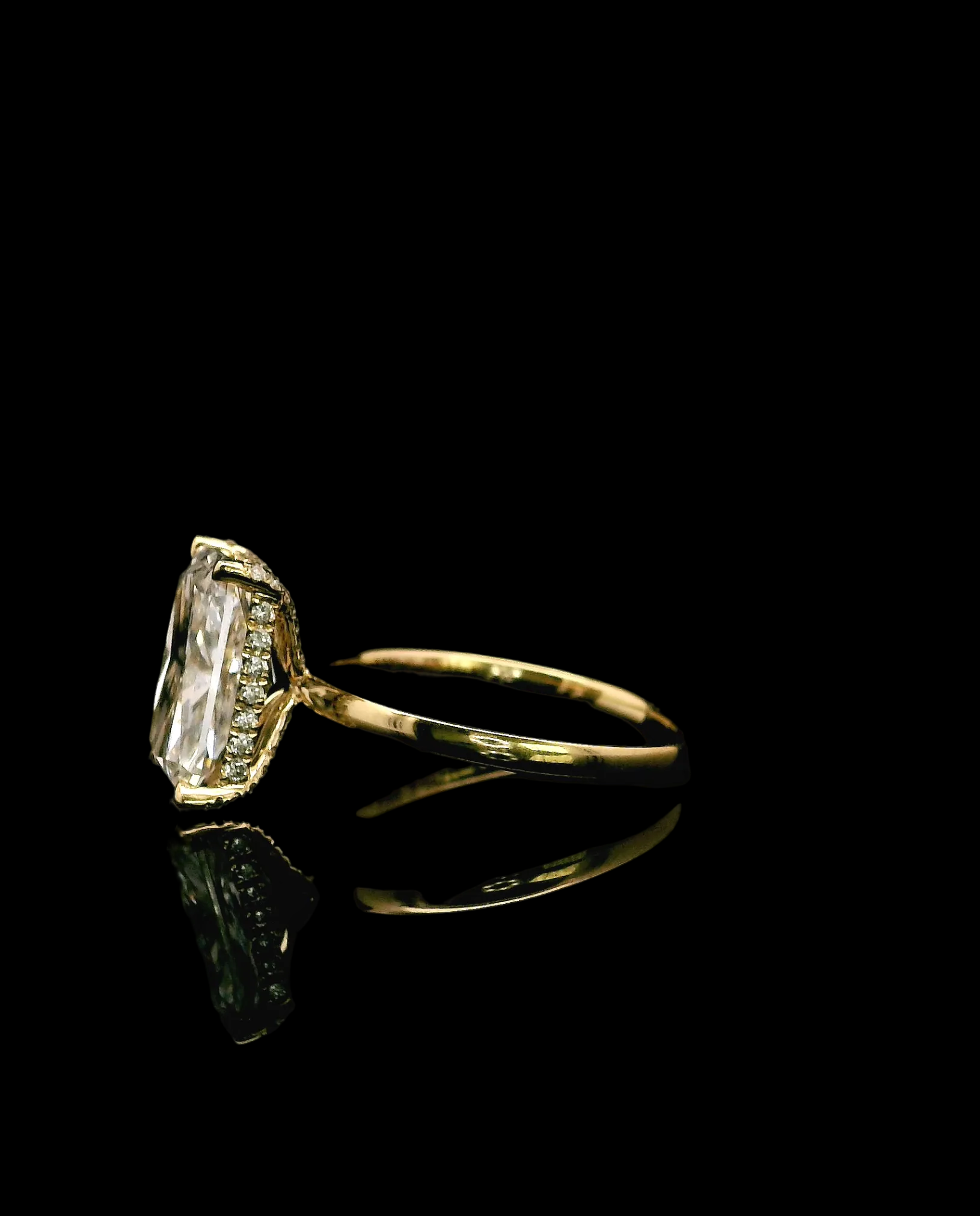 3.5CT Radiant Solitaire