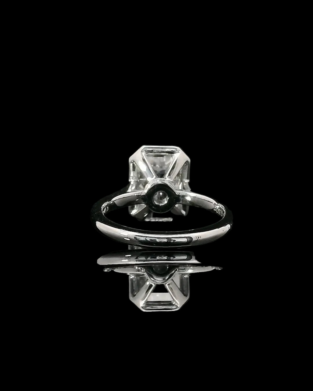 Emerald Bezel Solitaire