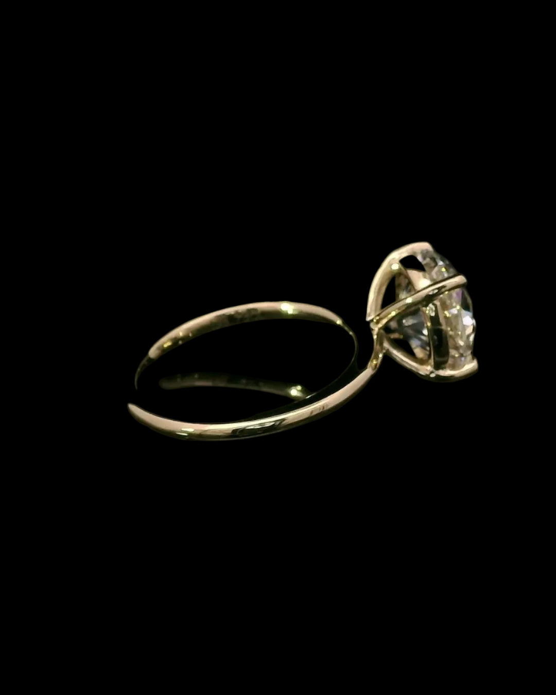 3.1CT Round Solitaite