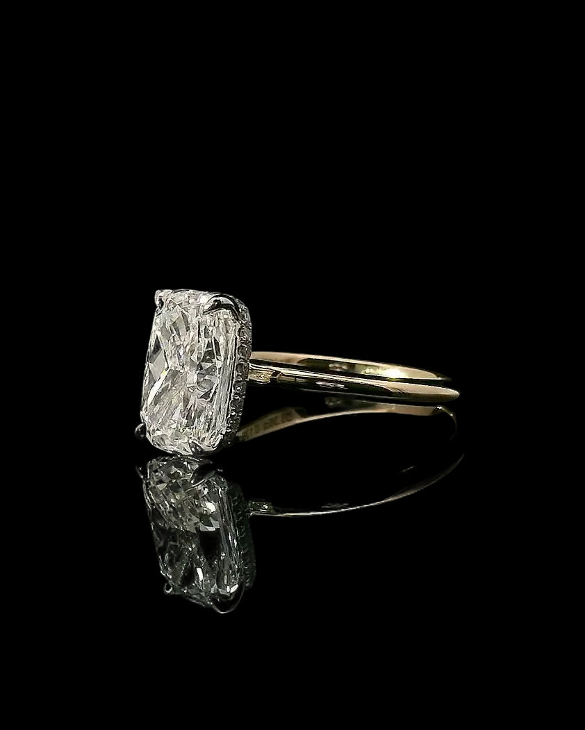 3.38CT Elongated Cushion