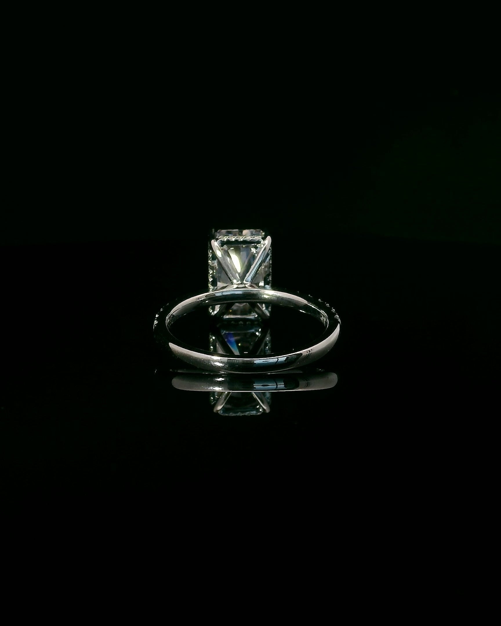 Radiant Pavé Solitaire